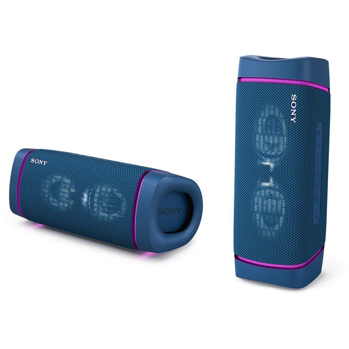 Sony SRS-XB33 Portable Waterproof Bluetooth Speaker (Blue)