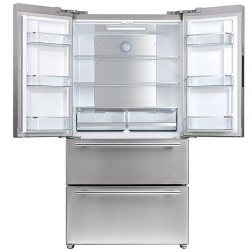 Forno 36" Moena French Door 19.2 cu.ft. Refrigerator with Ice Maker - FFRBI1820-36S