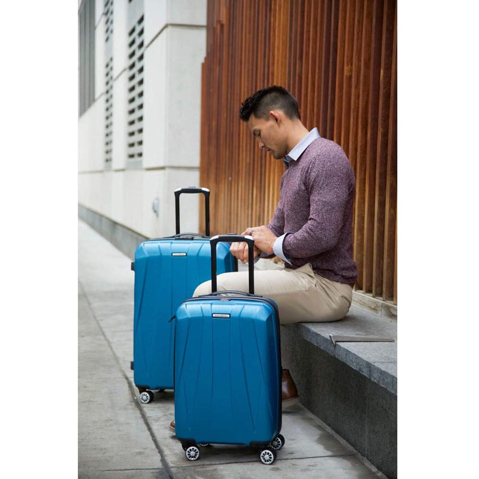 Samsonite Centric 2 Hardside Expandable Luggage with Spinner Wheels 3-Piece Set - Blue