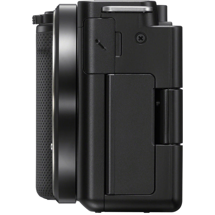 Sony ZV-E10 Mirrorless Alpha APS-C Interchangeable Lens Vlog Camera Body Black Bundle
