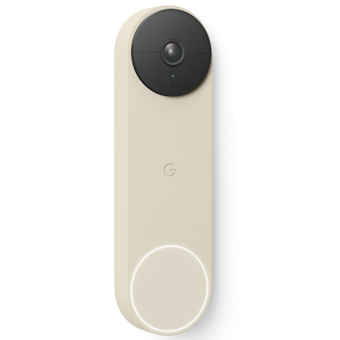 Google Nest Doorbell (Battery) - Linen (GA03013-US)