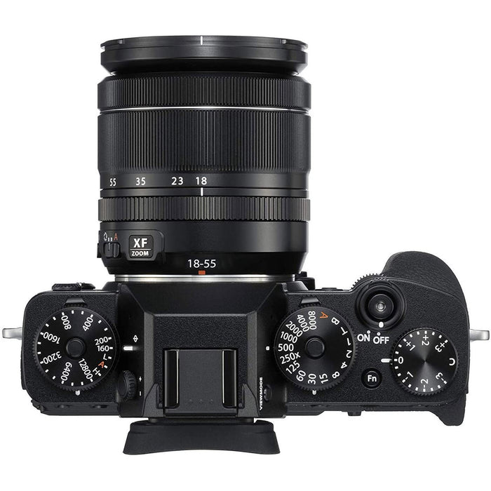 Fujifilm X-T3 Mirrorless Digital Camera Body + 18-55mm Lens Content Creator Bundle Black
