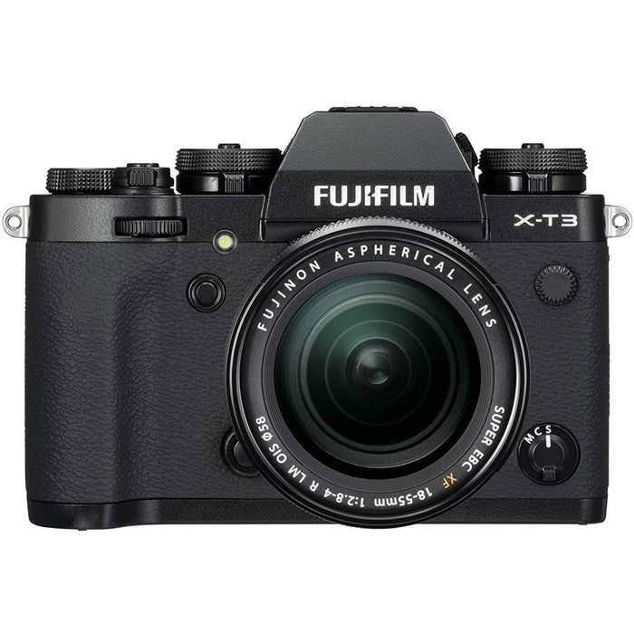 Fujifilm X-T3 Mirrorless Digital Camera Body + 18-55mm Lens Content Creator Bundle Black