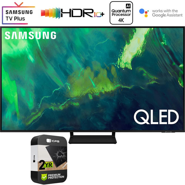 Samsung QN65Q70AA 65 Inch QLED 4K UHD Smart TV (2021) Renewed + 2 Year Protection Plan