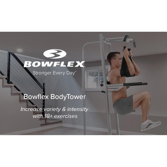 Bowflex 100243 BodyTower Home Gym Series Power Tower w/ Accessories Bundle