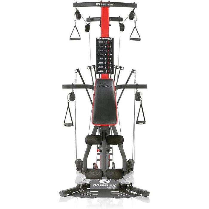 Bowflex PR3000 Home Gym Series for Total Body Home Workout w/ Accessories Bundle