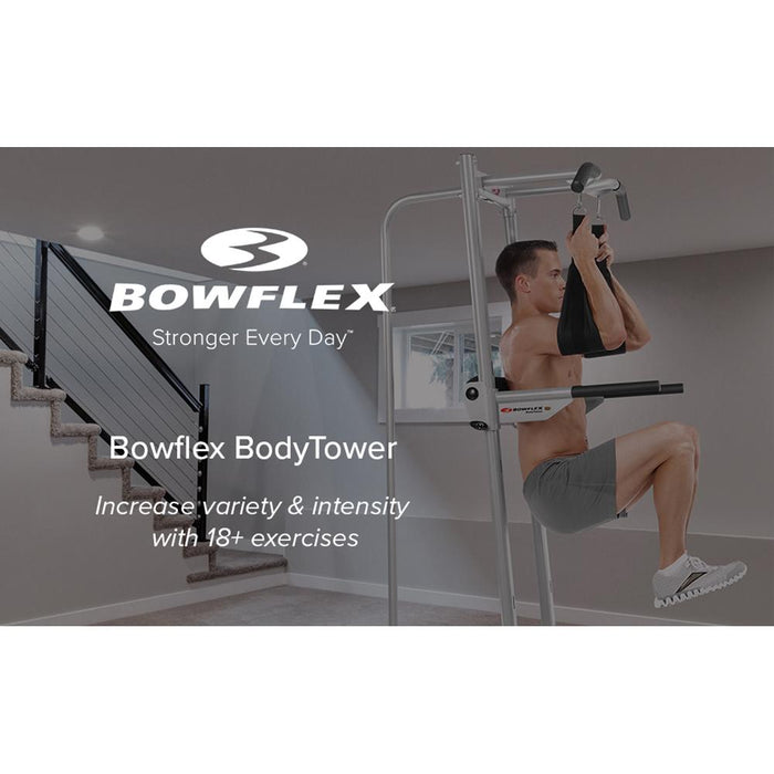 Bowflex 100243 BodyTower Home Gym Series Power Tower +  1 Year Fitness Warranty Pack