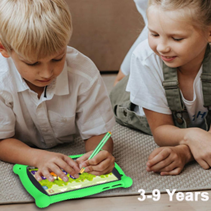 Contixo 7" Kids Tablet, 2GB/16GB, Dual Cameras, Case  Green+32GB Card & Warranty