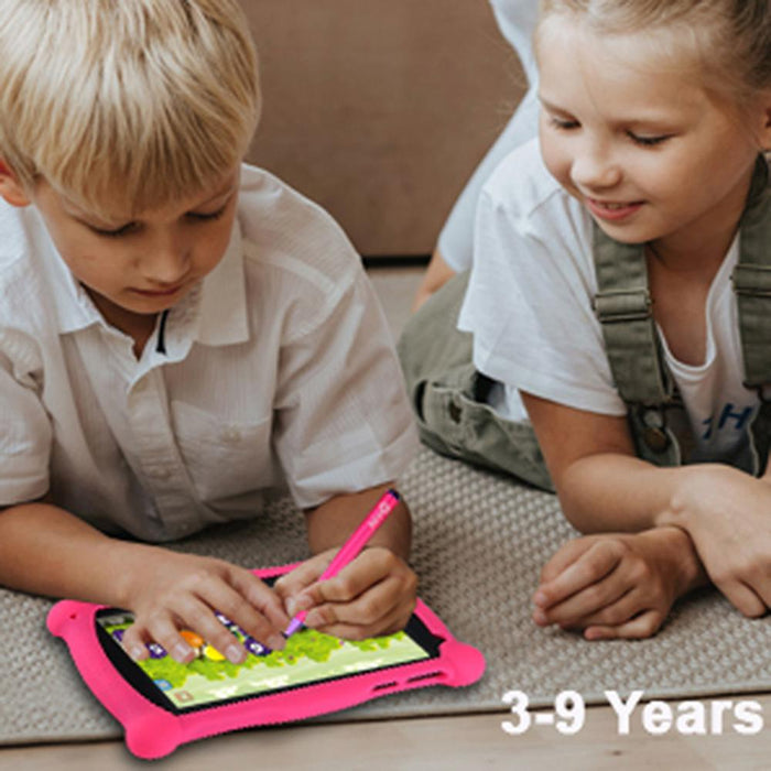 Contixo 7" Kids Tablet, 2GB/16GB, Dual Cameras, Case Pink + 32GB Card & Warranty