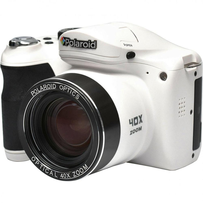 Polaroid iE4038 Digital Camera 40x Optical Zoom 18MP HD Video 3" LCD Built In Flash White