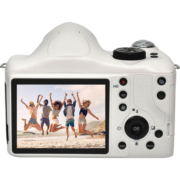 Polaroid iE4038 Digital Camera 40x Optical Zoom 18MP HD Video 3" LCD Built In Flash White