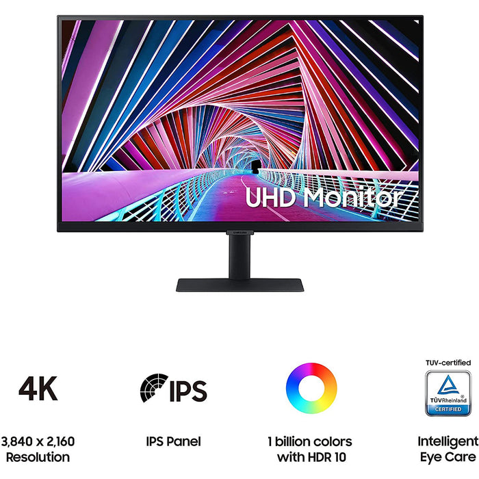 Samsung 27" S70A UHD 4K (3840x2160) High Resolution PC Monitor (LS27A700NWNXZA)