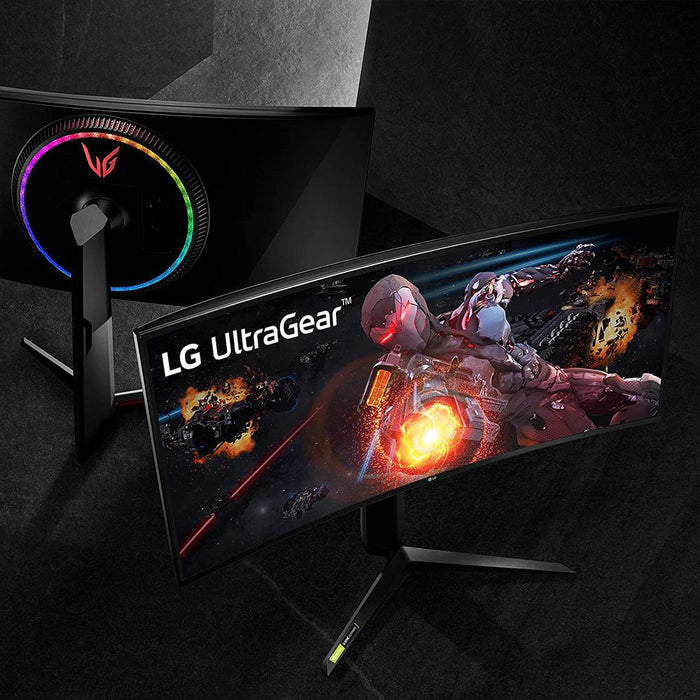 LG 34" UltraGear QHD Nano IPS Curved Gaming Monitor 2 Pack with Warranty
