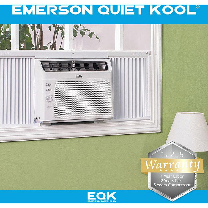 Emerson Quiet Kool EARC5MD1H 5,000 BTU 115V Window Air Conditioner, White