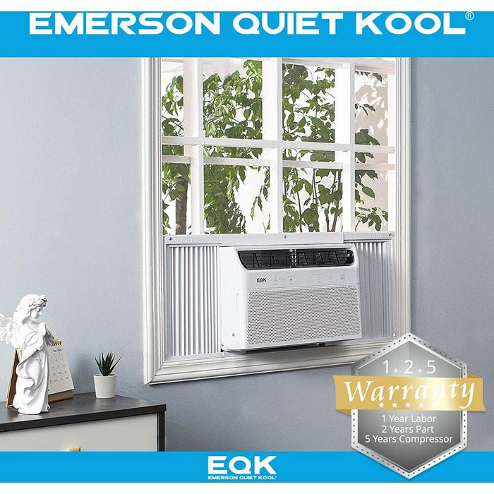Emerson Quiet Kool EARC6RSE1H 6,000 BTU 115V Smart Window Air Conditioner, White