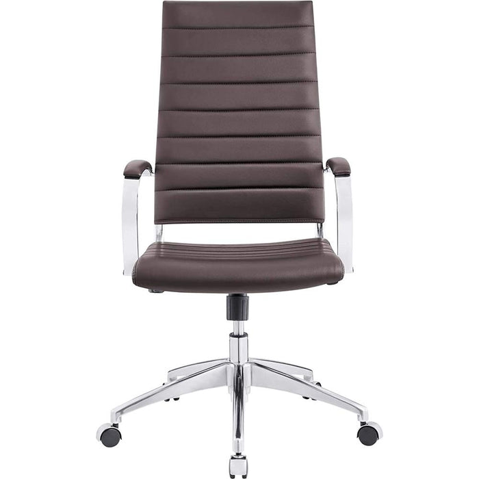 Modway Jive Highback Office Chair in Brown 2 Pack