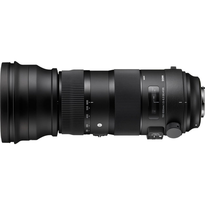 Sigma 150-600mm F5-6.3 DG OS HSM Telephoto Zoom Lens (Sports) for Canon EF Cameras