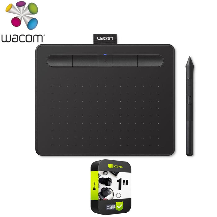 Wacom Intuos Creative Wireless Pen Graphic Tablet Small (Renewed) + Protection Pack