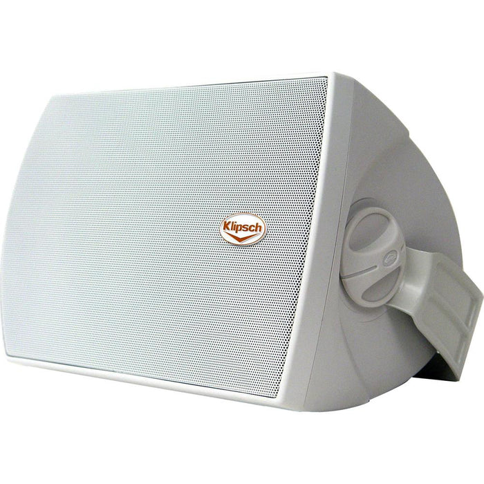 Klipsch AW-650 All-Weather Outdoor Speakers, Pair (White) - 097093000001 - Open Box