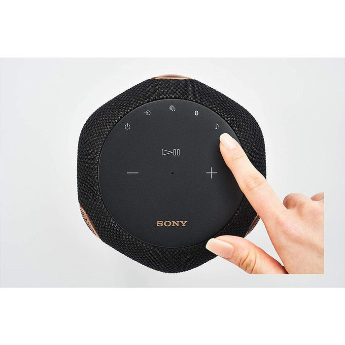Sony 360 Reality Audio Premium BT Speaker Black 2 Pack + Warranty & Audio Bundle