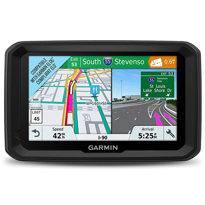 Garmin Dezl 580 LMT-S 5" GPS Navigator for Trucks Bundle with eLog Compliant ELD