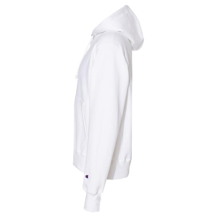 Champion Reverse Weave Hooded Sweatshirt, Men's 3XL, White