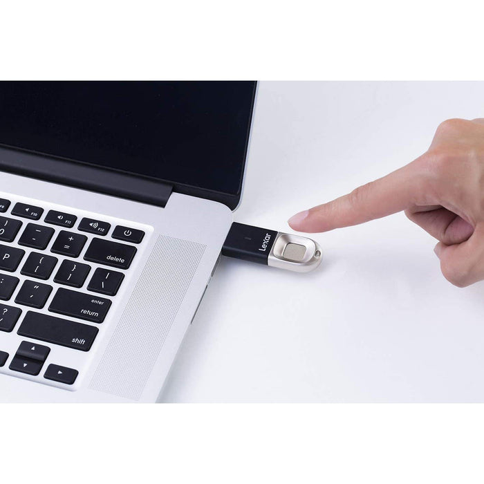 Lexar JumpDrive Fingerprint Secured 256GB USB 3.0 Flash Drive
