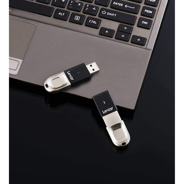 Lexar JumpDrive Fingerprint Secured 256GB USB 3.0 Flash Drive