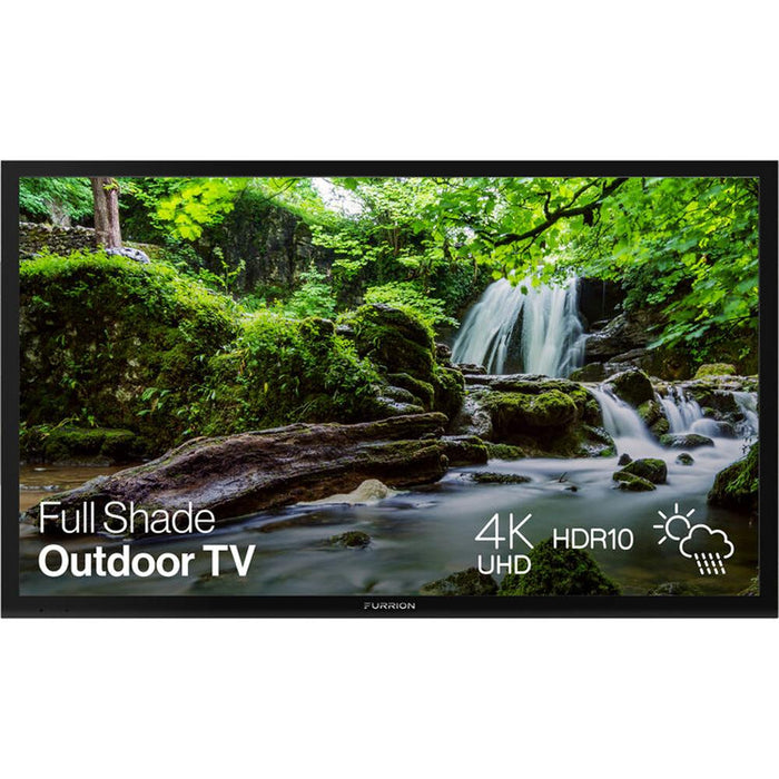 Furrion 43" Full Shade 4K UHD Outdoor 2021 TV w/Furrion Mount +Weatherproof Cover