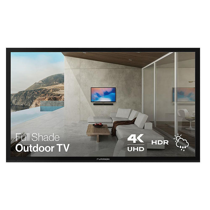 Furrion 55" Full Shade 4K UHD Outdoor 2021 TV w/Furrion Mount +Weatherproof Cover