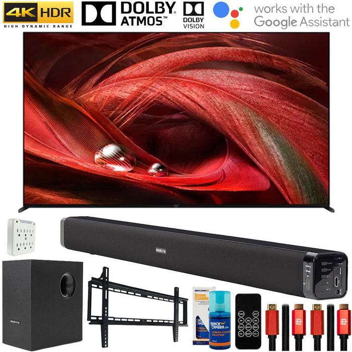 Sony XR85X95J 85" X95J 4K UHD LED Smart TV 2021 with Deco Gear Home Theater Bundle
