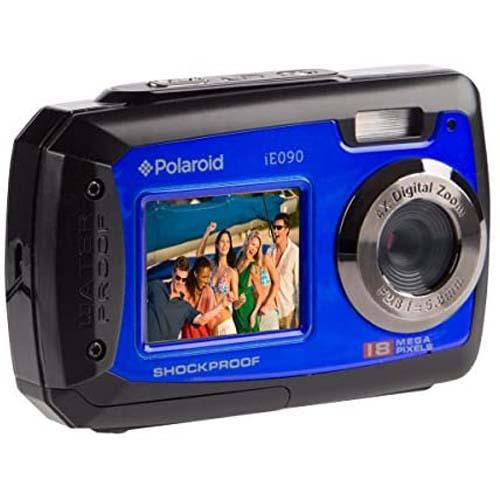 Polaroid IE090 18 MP Waterproof Digital Camera in Blue
