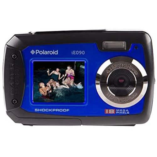 Polaroid IE090 18 MP Waterproof Digital Camera in Blue