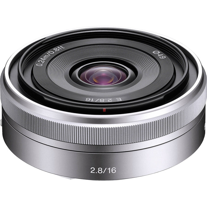 Sony SEL16F28 - 16mm f/2.8 Wide-Angle E-Mount Lens for NEX Series Cameras