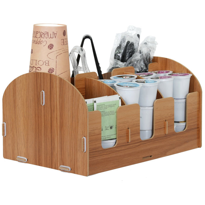 Deco Essentials Coffee Condiment Caddy Organizer for Coffee Station Cleanliness