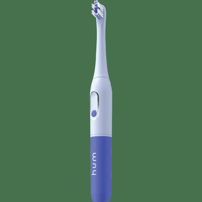Colgate Hum Smart Battery Power Toothbrush with Sonic Vibrations and Travel Case - Blue