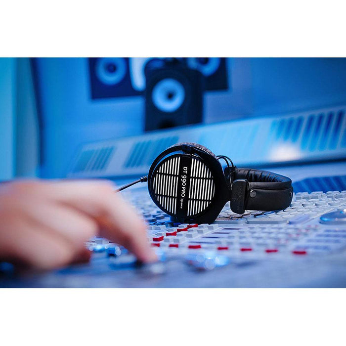 BeyerDynamic DT 990 PRO Studio Headphones 250 ohms for Mixing Mastering (Open) - (Renewed)