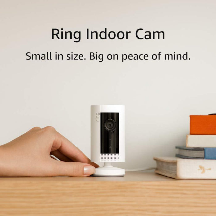 Ring Indoor Cam Compact HD Security Camera in White, 2-Pack - 8SN1S9-WEN0