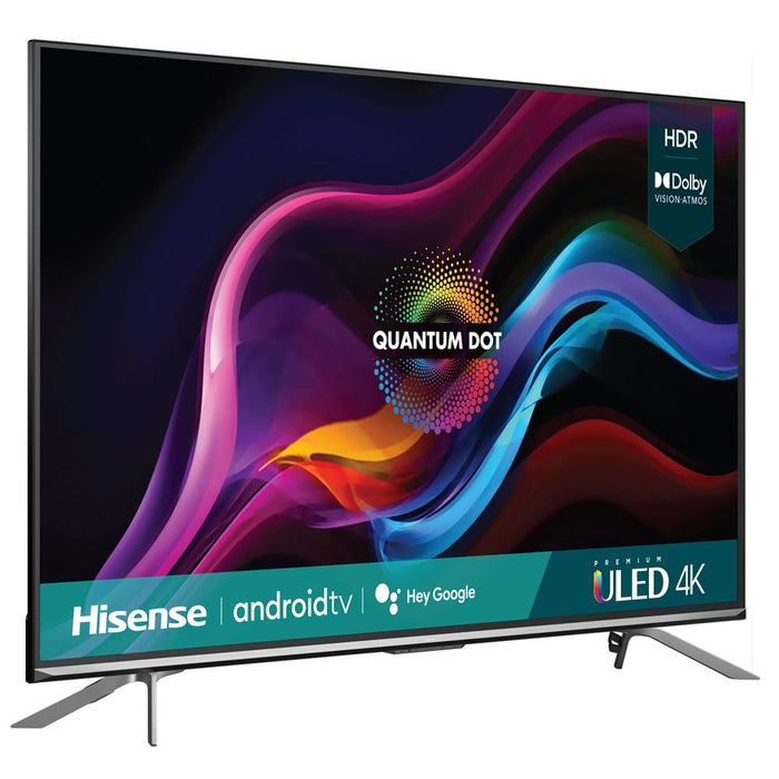 Hisense 55 Inch U7G 4K ULED Quantum HDR Smart TV with Deco Home 60W Soundbar Bundle