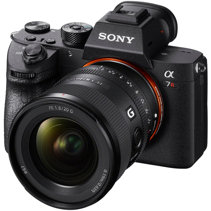 Sony a7R III Mirrorless Full Frame Camera Body +20mm F1.8 G Lens SEL20F18G Kit Bundle
