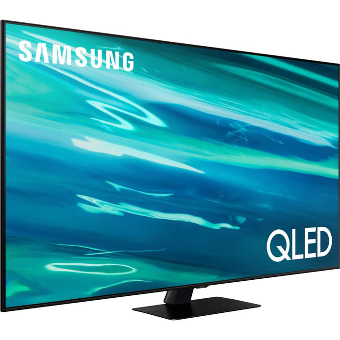 Samsung Q80A 50 Inch HDR 4K QLED Smart TV 2021 with Premium Protection Plan