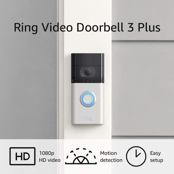 Ring Video Doorbell 3 Plus 8VR1S9-0EN0 - (2-Pack)