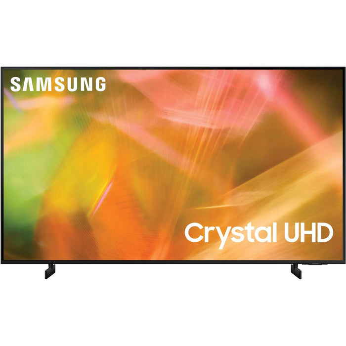 Samsung 55" 4K Crystal UHD Smart LED TV 2021 with Deco Home 60W Soundbar Bundle