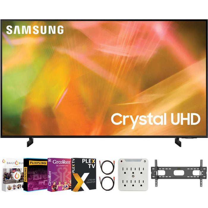 Samsung 55 Inch 4K Crystal UHD Smart LED TV 2021 with Movies Streaming Pack