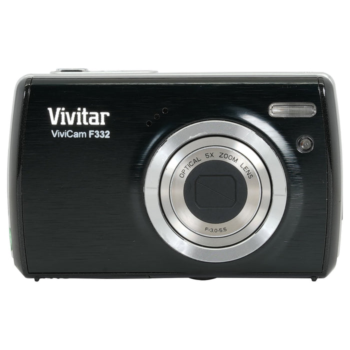 Vivitar Vivicam F332 14.1 MP 2.7" Preview Screen Digital Camera - Black