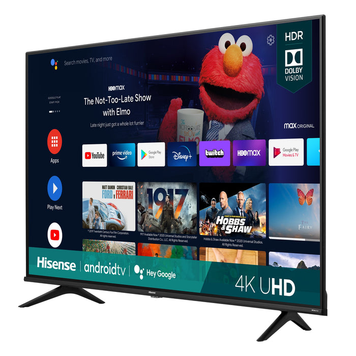 Hisense 43" A6G Series 4K UHD Smart Android TV HDR 2021 +TaskRabbit Installation Bundle