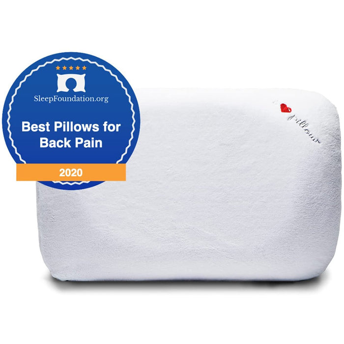 I Love Pillow Traditional King-Size Contour Pillow with Memory Foam Core (C23-M)