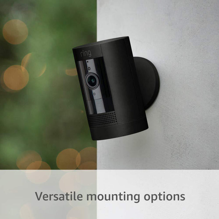 Ring Stick Up Cam Battery HD Security Camera 2-Pack +Video Doorbell Elite Bundle