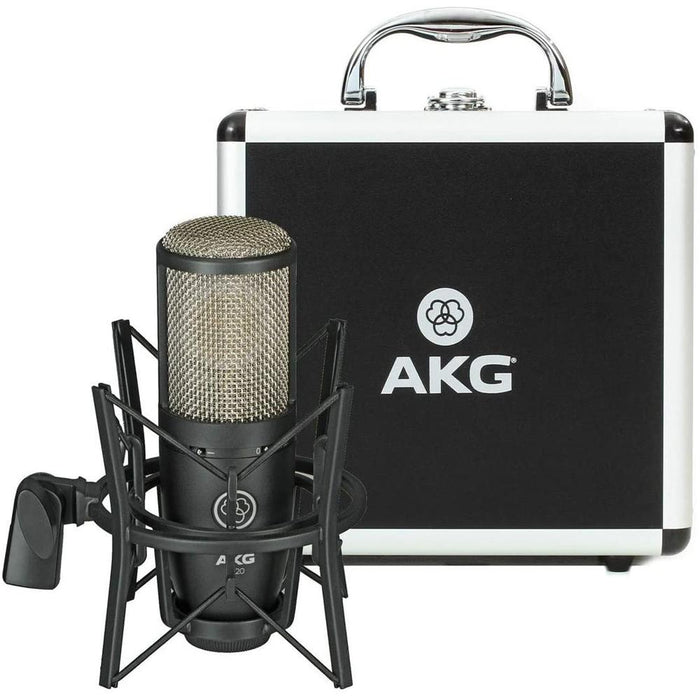 AKG Pro Audio P220 Vocal Condenser Studio Microphones (3101H00420)