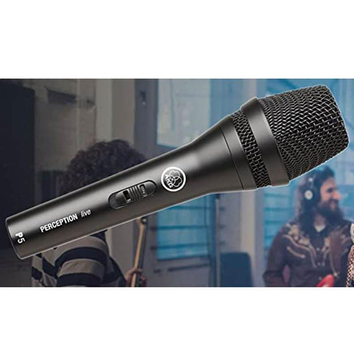 AKG Pro Audio P5 S Handheld Dynamic Vocal Microphone (3100H00120)